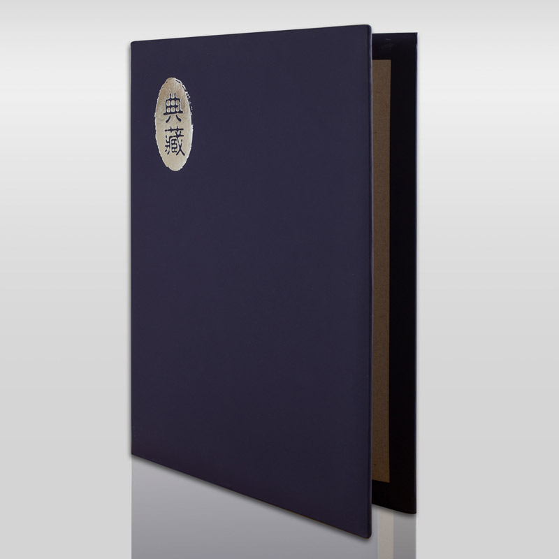 絲絨布證書夾單品